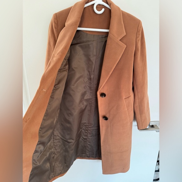 [SOLD] Beige Coat Women S - Picture 3 of 4
